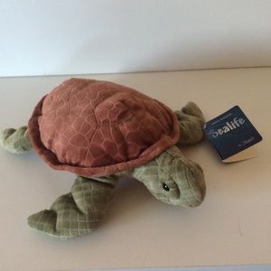 Animal Kingdom Realistic Green Sea Turtle Plush
